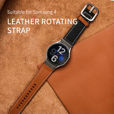 20mm Leather Watch Strap Replacement for SamSung GaLaxy Watch 4 Wrist Band Gift Accessory
