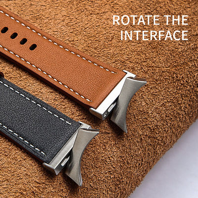 20mm Leather Watch Strap Replacement for SamSung GaLaxy Watch 4 Wrist Band Gift Accessory