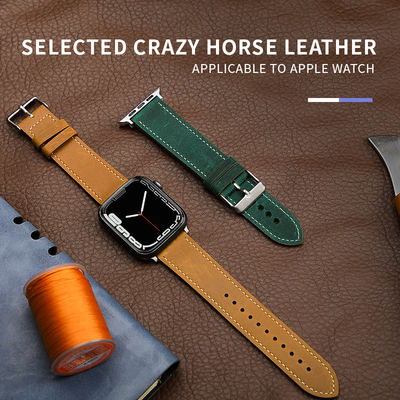 Apple Watch Leather Look Band Bracelet for 38mm 40mm 42mm 44mm Series 7 6 SE 5 4 3 2 1