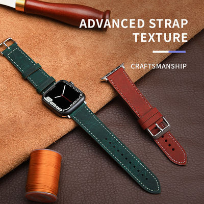 Apple Watch Leather Look Band Bracelet for 38mm 40mm 42mm 44mm Series 7 6 SE 5 4 3 2 1