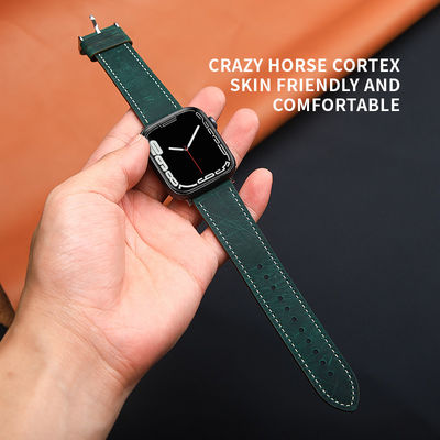 Apple Watch Leather Look Band Bracelet for 38mm 40mm 42mm 44mm Series 7 6 SE 5 4 3 2 1