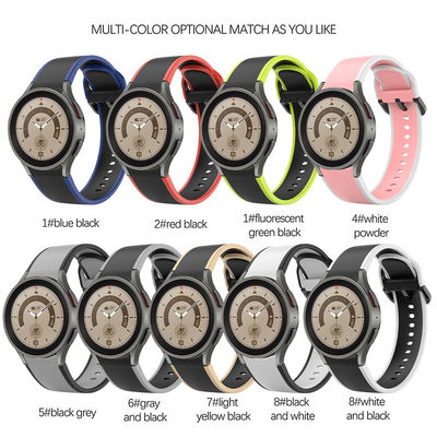 Double Face Silicone Watchband for Samsung Galaxy Watch 5 40mm 44mm 3-7 Days Delivery