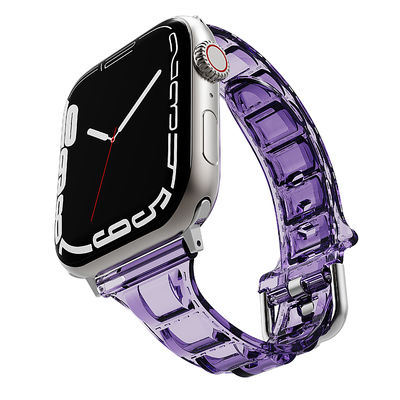 6 Colors Soft and Comfortable Silicon Watch Strap for Apple Watch Series 7 41mm 45mm