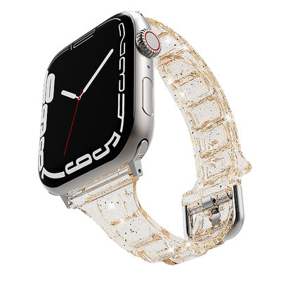 6 Colors Soft and Comfortable Silicon Watch Strap for Apple Watch Series 7 41mm 45mm